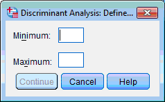 Defining groups of dependent variable Groups of dependent variable